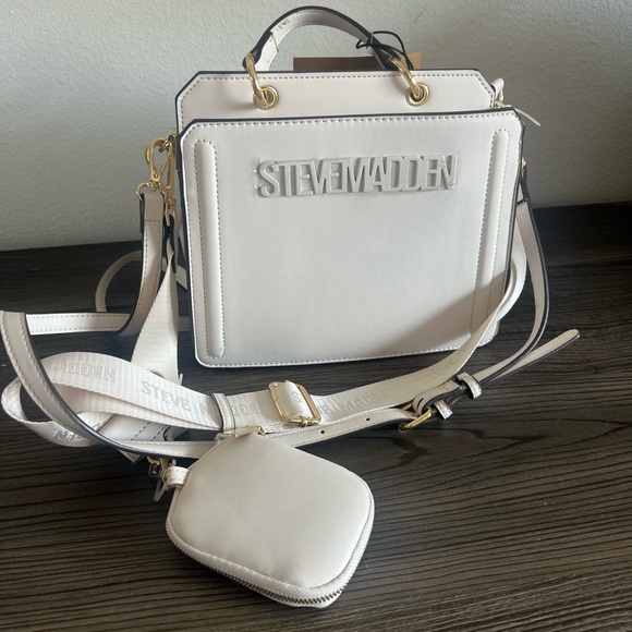 Shoulder Bag Steve Madden White Handbag STEVE MADDEN BSAMMY White